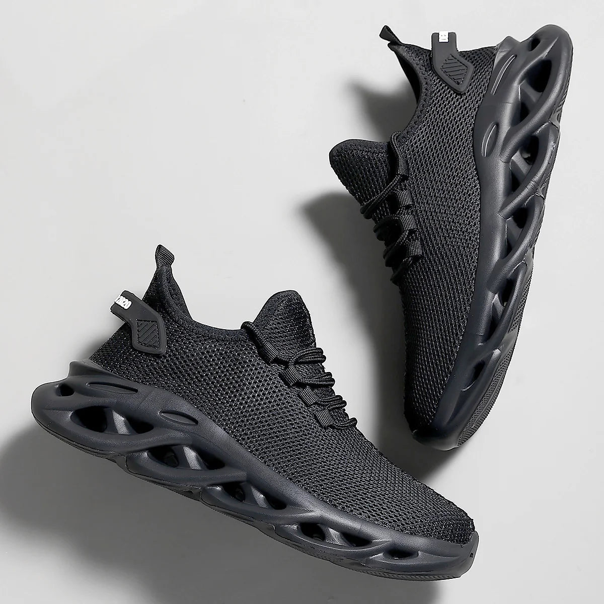 Men Casual Sport Shoes Breathable Lightweight Sneakers Outdoor Mesh Black Running Shoes Athletic Jogging Tenis Walking Shoes - Shoppiline