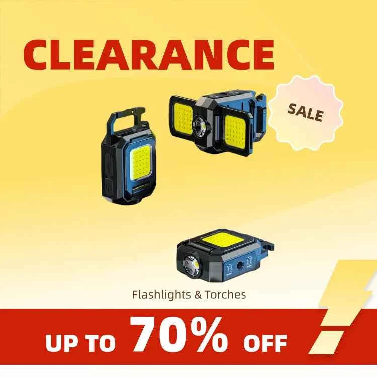Clearance_LED Mini Keychain Light XPE Pocket Work Light COB Flashlight USB Rechargeable Emergency Flashlight for Outdoor Camping
