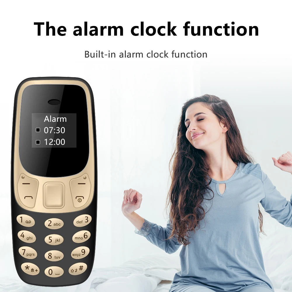 SERVO Small Mobile Phone Bluetooth Dialer Magic voice Low Radiation Telephone Call Recording 2/3 SIM GSM Unlocked Mini Cellphone - Shoppiline