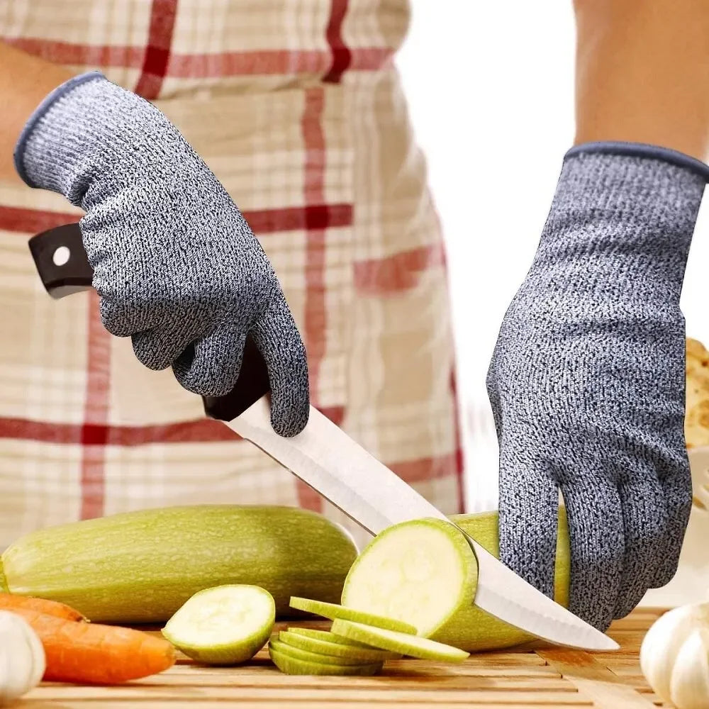 HPPE Level 5 Schnittschutzhandschuhe Hochfeste Industrie Küche Garten Anti-Kratz Anti-Schnitt Glas Schneiden Mehrzweck