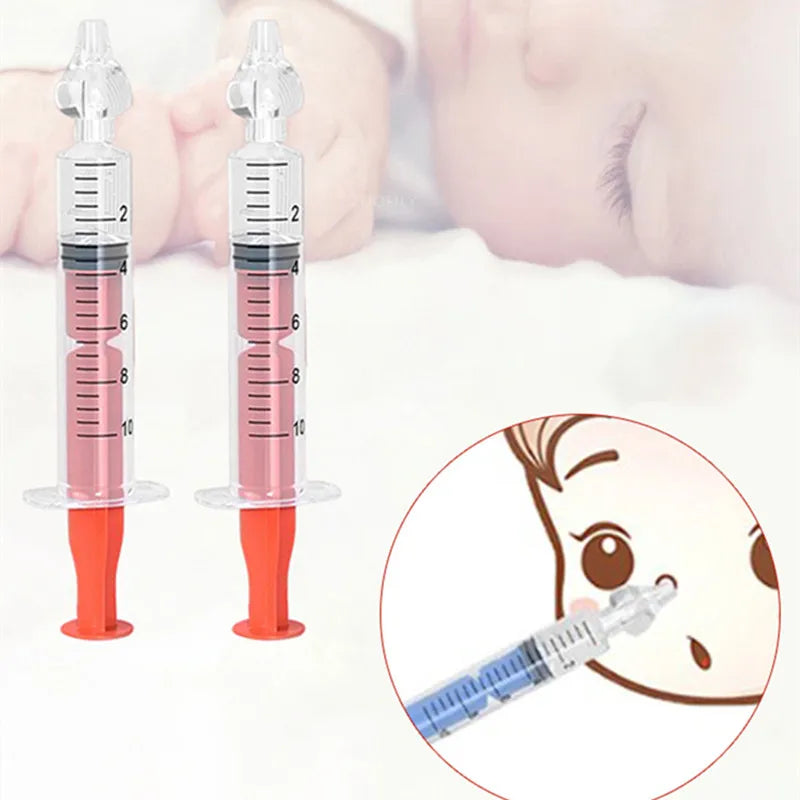 10ML/20ML Baby Nasal Aspirator Syringe Baby Nose Cleaner Rhinitis Nasal Washer Irrigator Needle Baby Nose Washing for Children