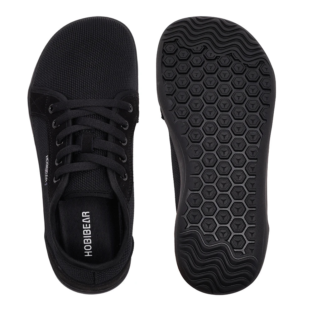 HOBIBEAR Unisex Barfußschuhe mit breiter Zehenbox für Herren und Damen – Outdoor-Trailrunning, minimalistische Wanderschuhe, leicht und atmungsaktiv