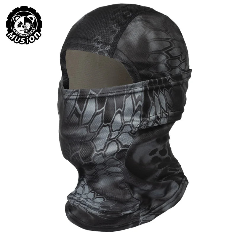 Musion Motorrad Sturmhaube Sonnenschutz Vollgesichtsmaske Atmungsaktives Mesh Airsoft Maske Sturmhaube Fahrrad Radfahren Kopfbedeckung Unde