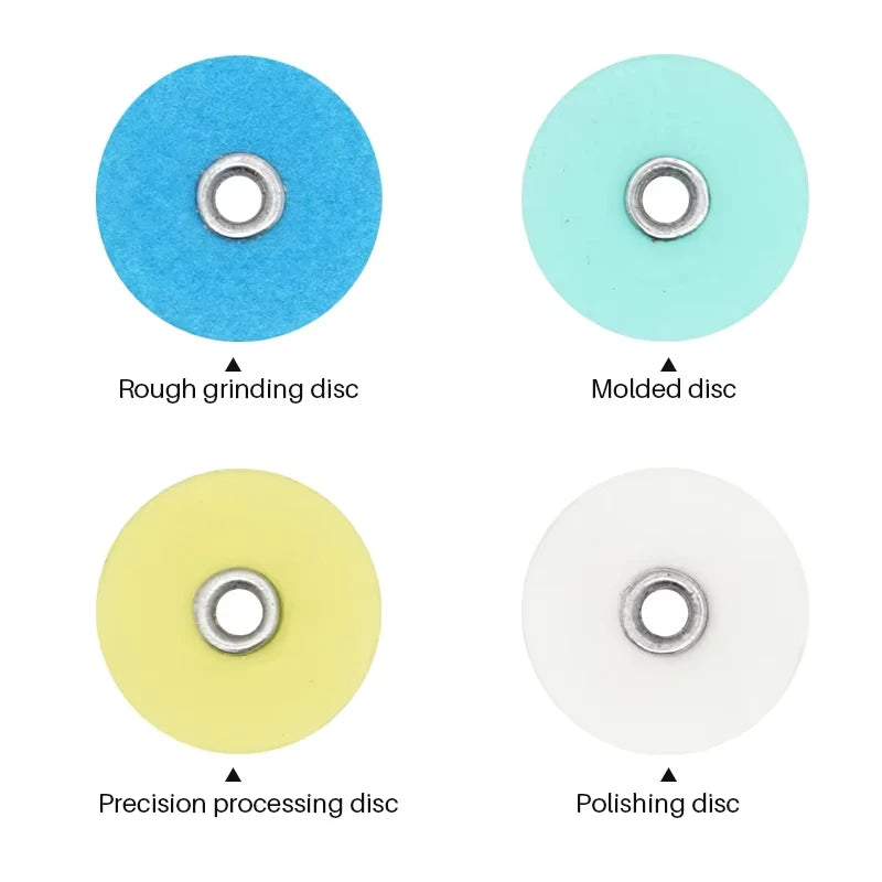 40Pcs/box Dental Polishing Discs Dental Composite Polishing Disc Gross Reduction Contouring Mandrel Stripes Set