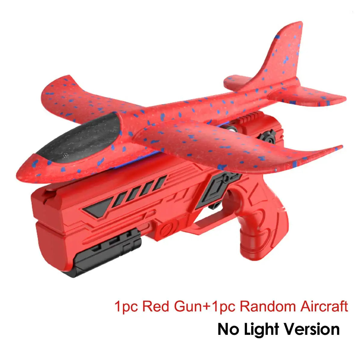 Kids Foam Aircraft 10M Launcher Catapult Glider Aircraft Gun Toy Children's Outdoor Game Soft Bullet Gun