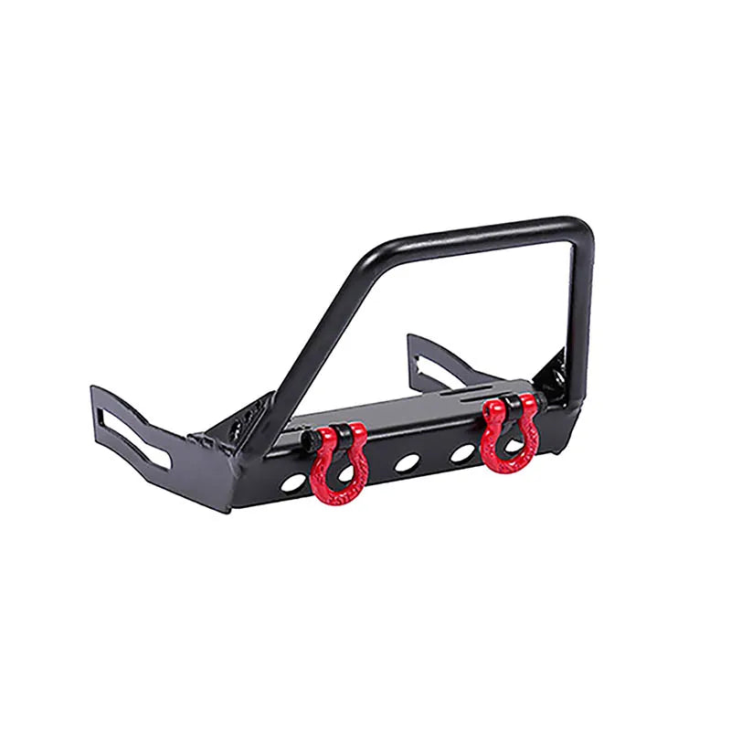 Metall RC Rock Crawler Auto Frontstoßstange Upgrade Teil für 1/10 Axial SCX10 Traxxas TRX4 D110 CC01 - Robustes Offroad Fahrzeugzubeh