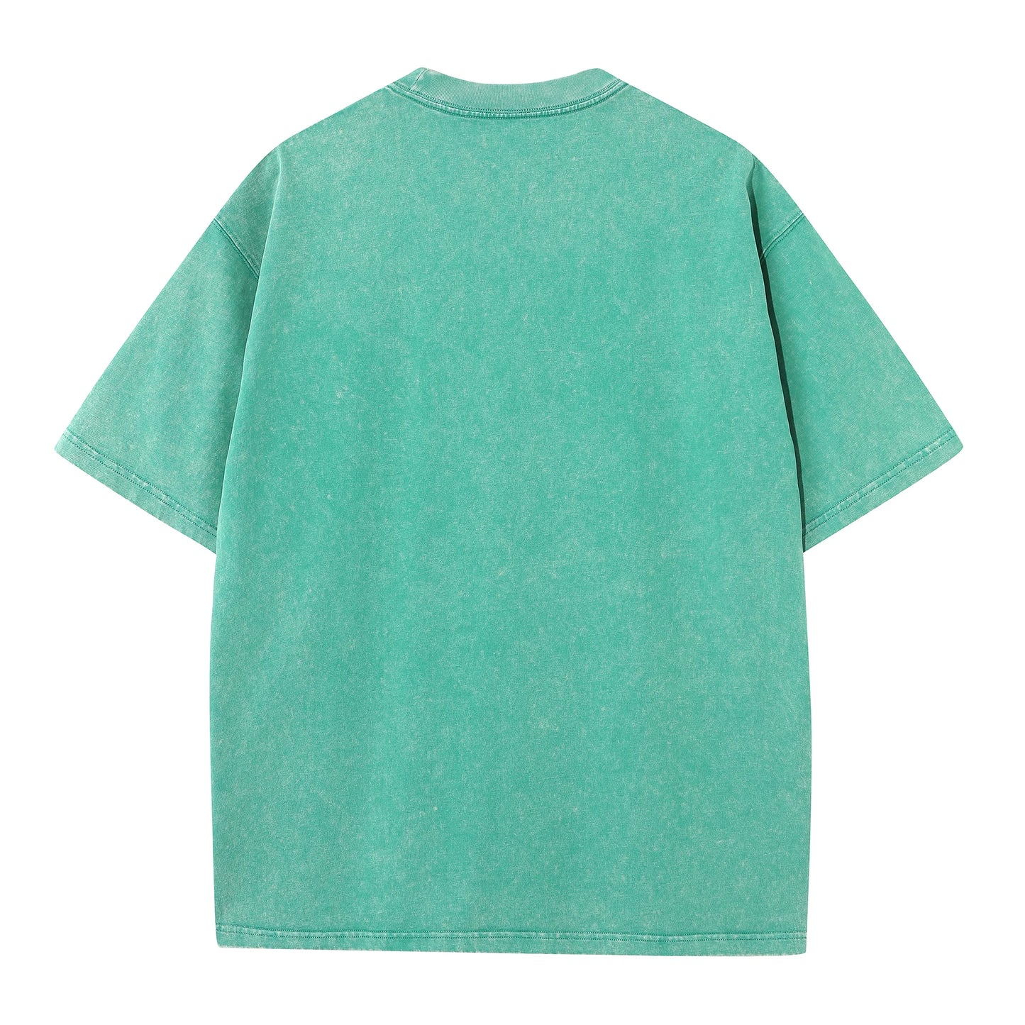 Herren Sommer Reine Baumwolle Distressed Retro Drop Shoulder T-Shirt Einfarbig Locker Lässig Atmungsaktives Herren Freizeit T-Shirt Oberteil