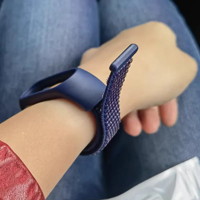Nylon loop Mi band 4 5 6 Strap Replacement Soft Adjustable Wrist Watchband Pulsera correa For Xiaomi Mi band 3 4 5 6 7 Bracelet