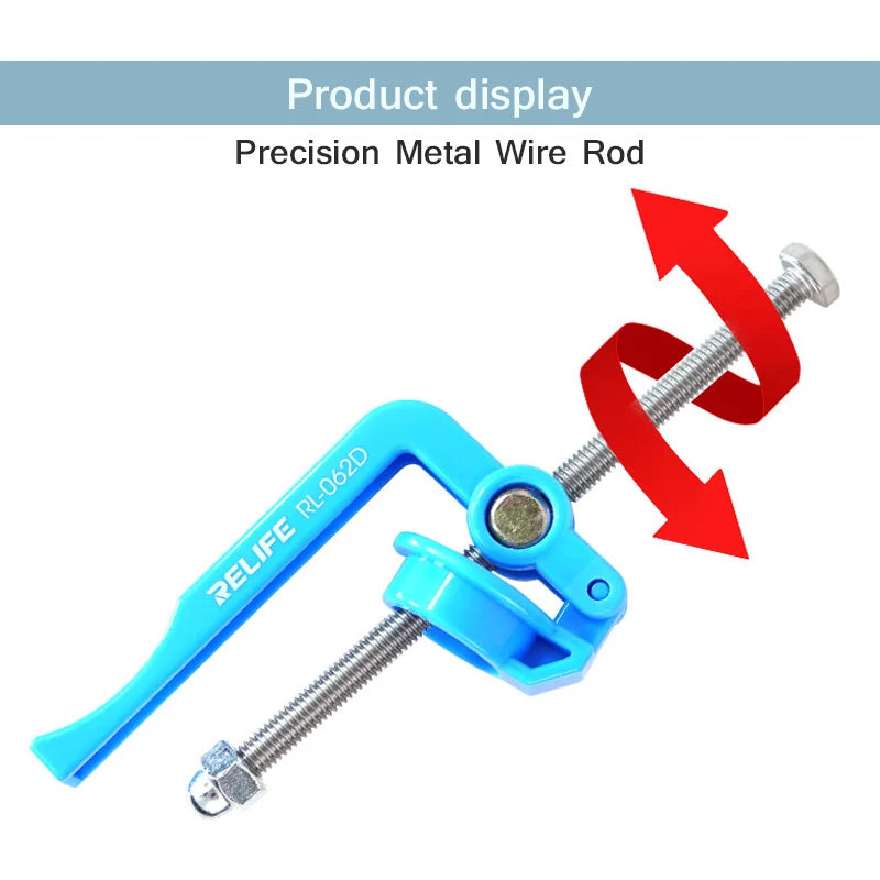 RELIFE RL-062D Manual labor-saving glue gun Suitable for 5-10CC syringe soldering oil/UV solder mask oil/structural adhesive