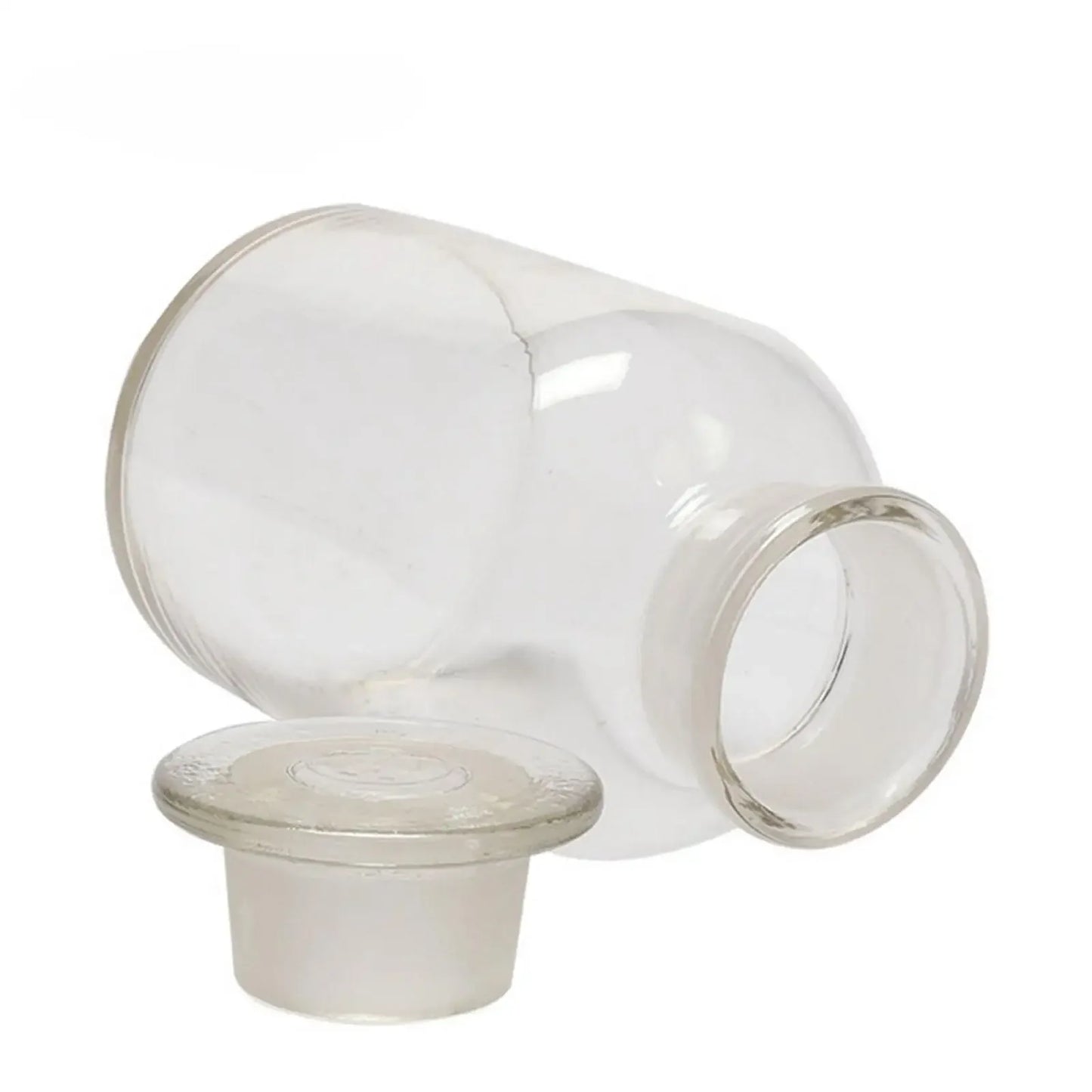 60ml 125ml 250ml 500ml 1000ml 2500ml Clear /Brown Glass Jar Wide Mouthed Reagent Bottle Lab Chemical Experiment