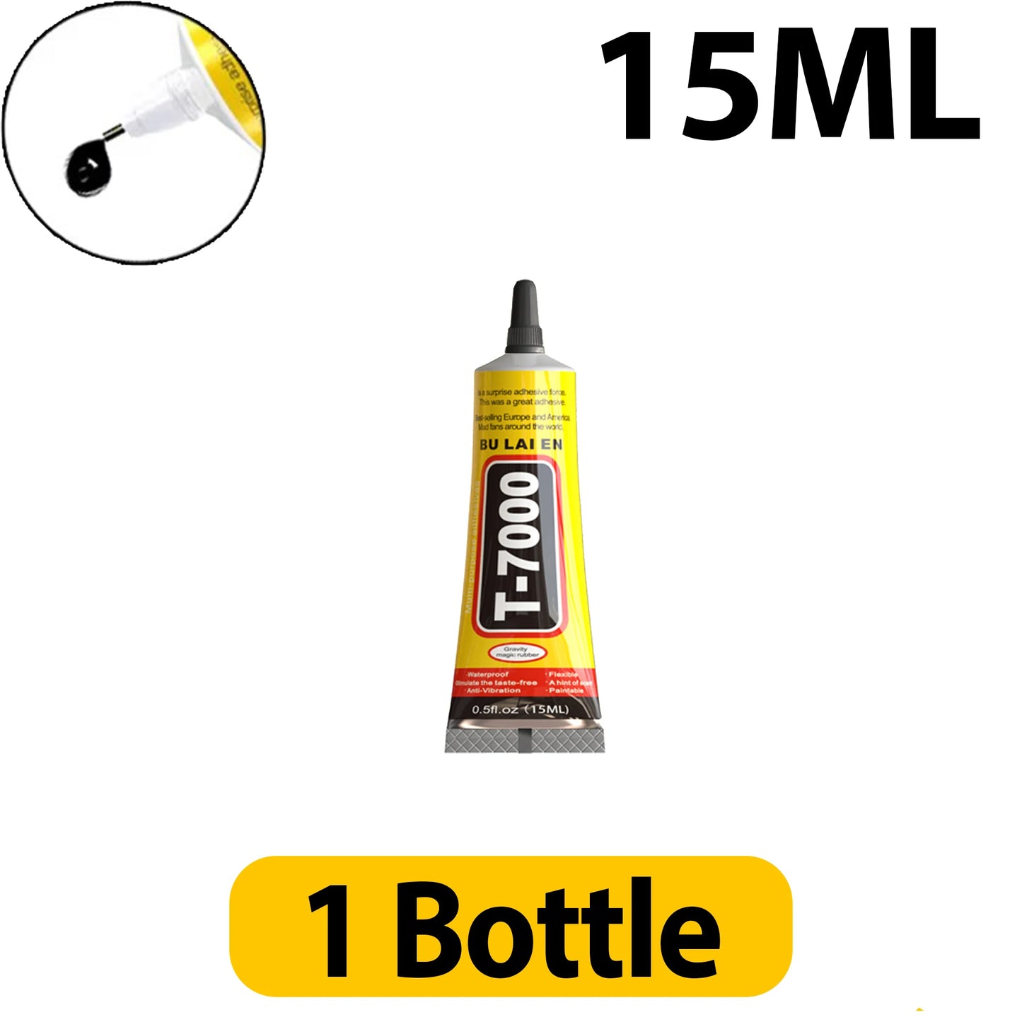 1/5Pcs B7000 Glue Mobile Phone Screen Superglue T-7000 Adhesive Telephone Glass Glue Repair Point Diamond Jewelry DIY Glue Tools