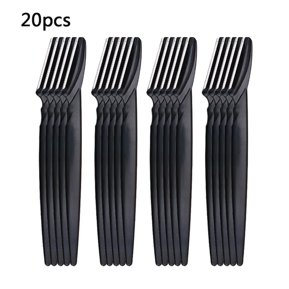 Eyebrow Trimmer Knives Makeup ToolsPortable Face Razor Hair Remover Cutter Brow Epilation Hair Removal Eye  Shaver Blades