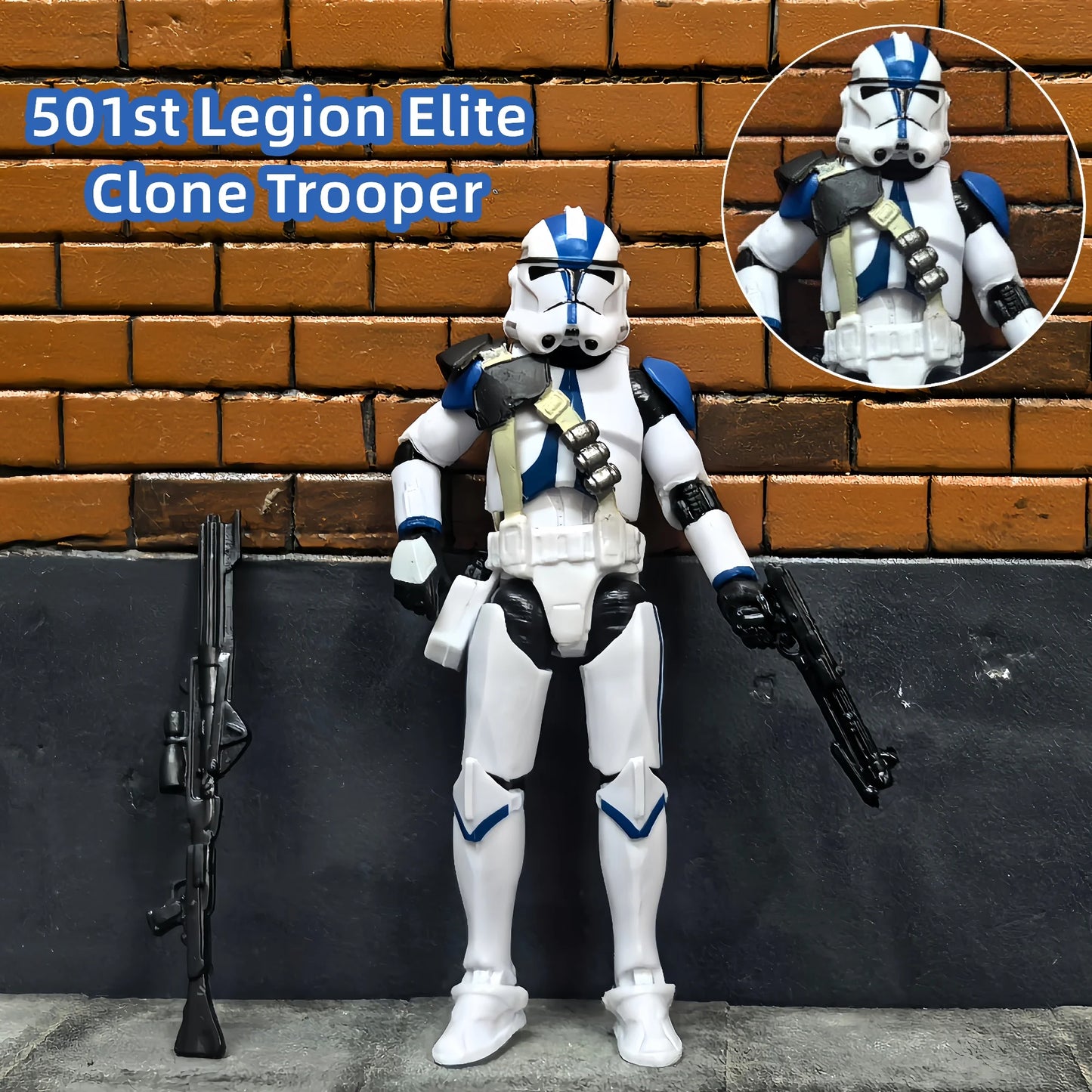 Star Wars 3.75 Inch Trooper 1/18 501st Legion Action Figure Hardcase REX Anakin Dogma Tup Toys Model Loose - Shoppiline