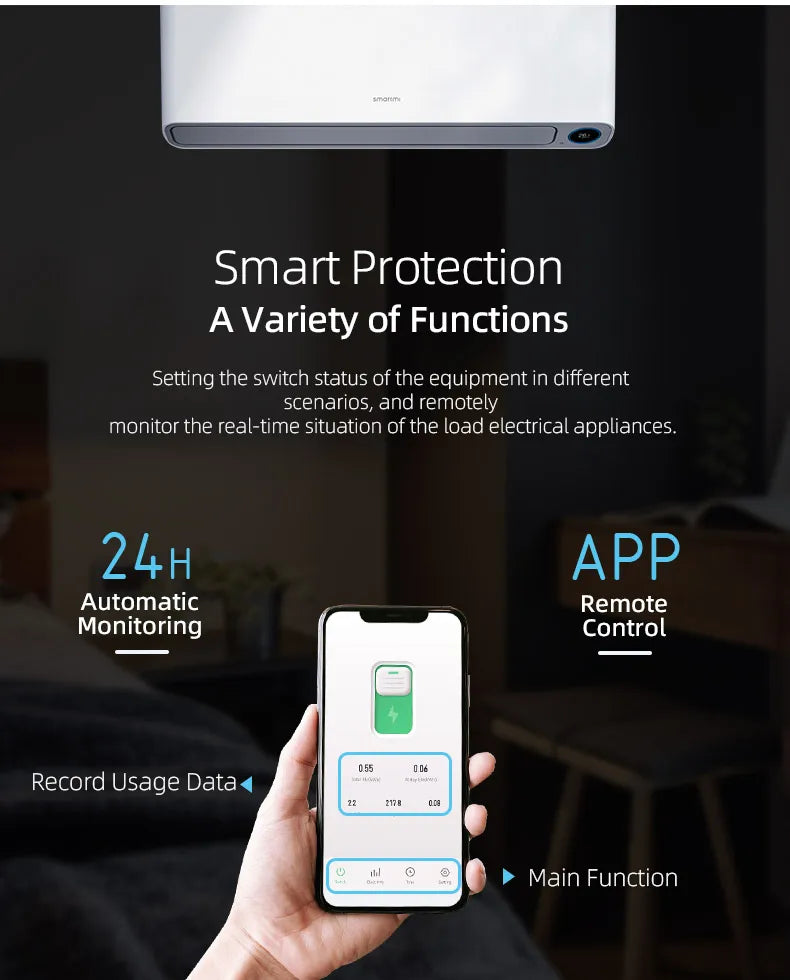Tuya WiFi Smart Circuit Breaker 1P 63A DIN Rail for Smart Home Wireless Remote Control WiFi Switch by APP TONGOU Free Shipping - Shoppiline