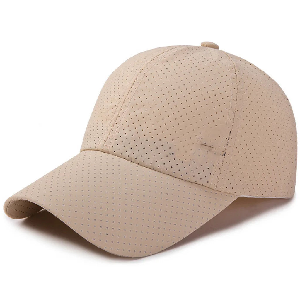 Hat Men Spring Summer Solid Color Mesh Cap Baseball Cap Women Autumn Korean Edition Sunscreen Hat Mesh Breathable Peaked Cap New