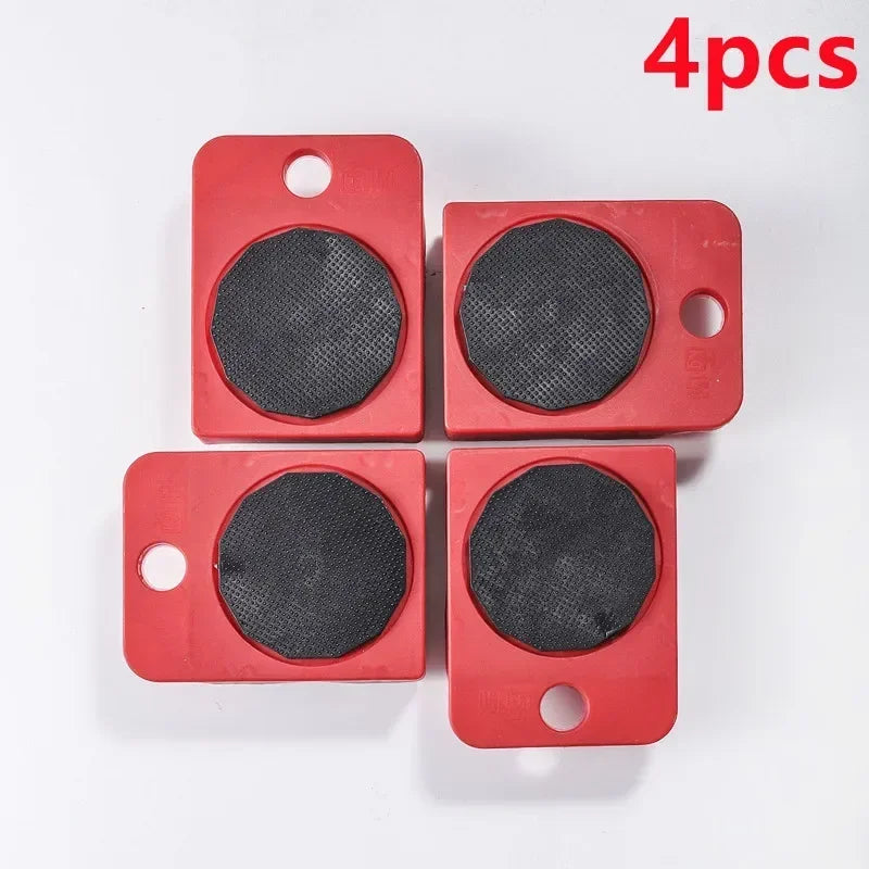 Heavy Duty Furniture Moving Kit - 5pc Roller Set for Effortless Lifting & Gliding