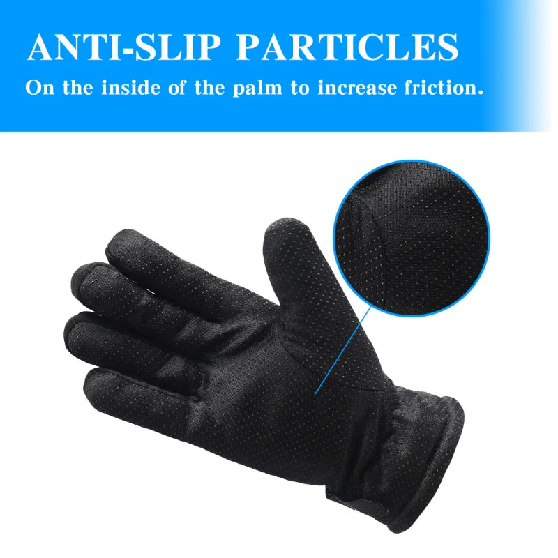 Winter Thermal Waterproof Cycling Gloves Men Women Warm Unisex Skiing Riding Motorcycle Hiking Sport Mittens