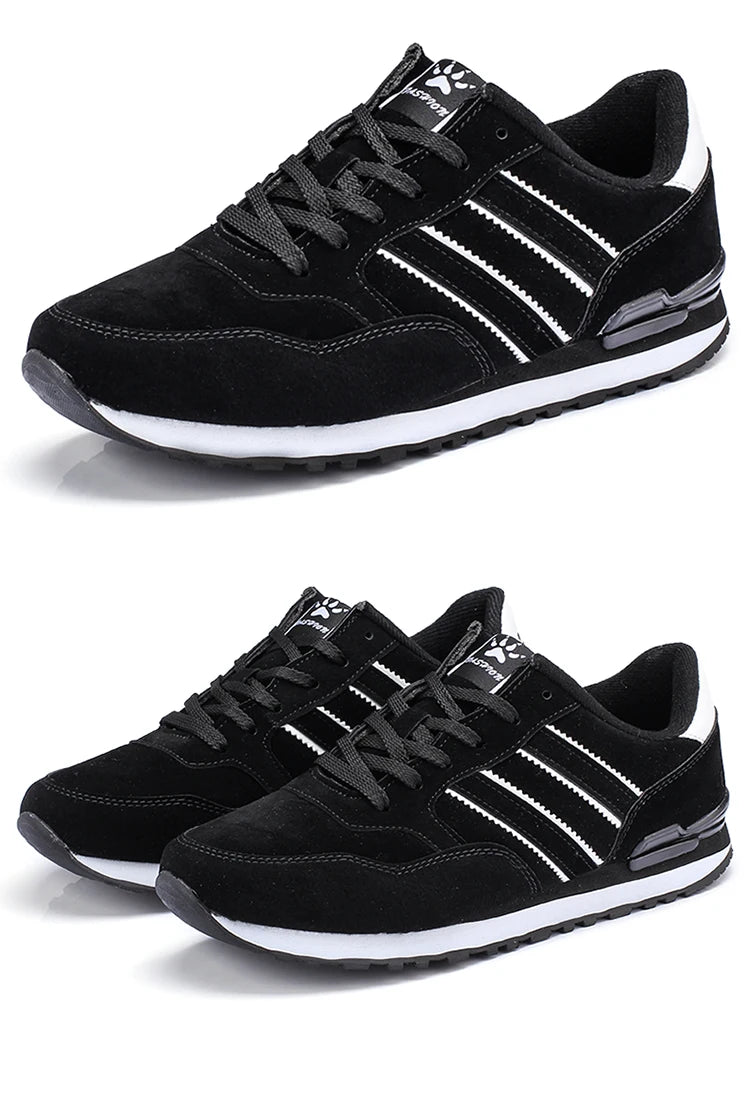 2024 New High Quality Men's Sneakers Leather Casual Shoes Autumn Breathable Men Shoes Male Flat Shoe - Shoppiline