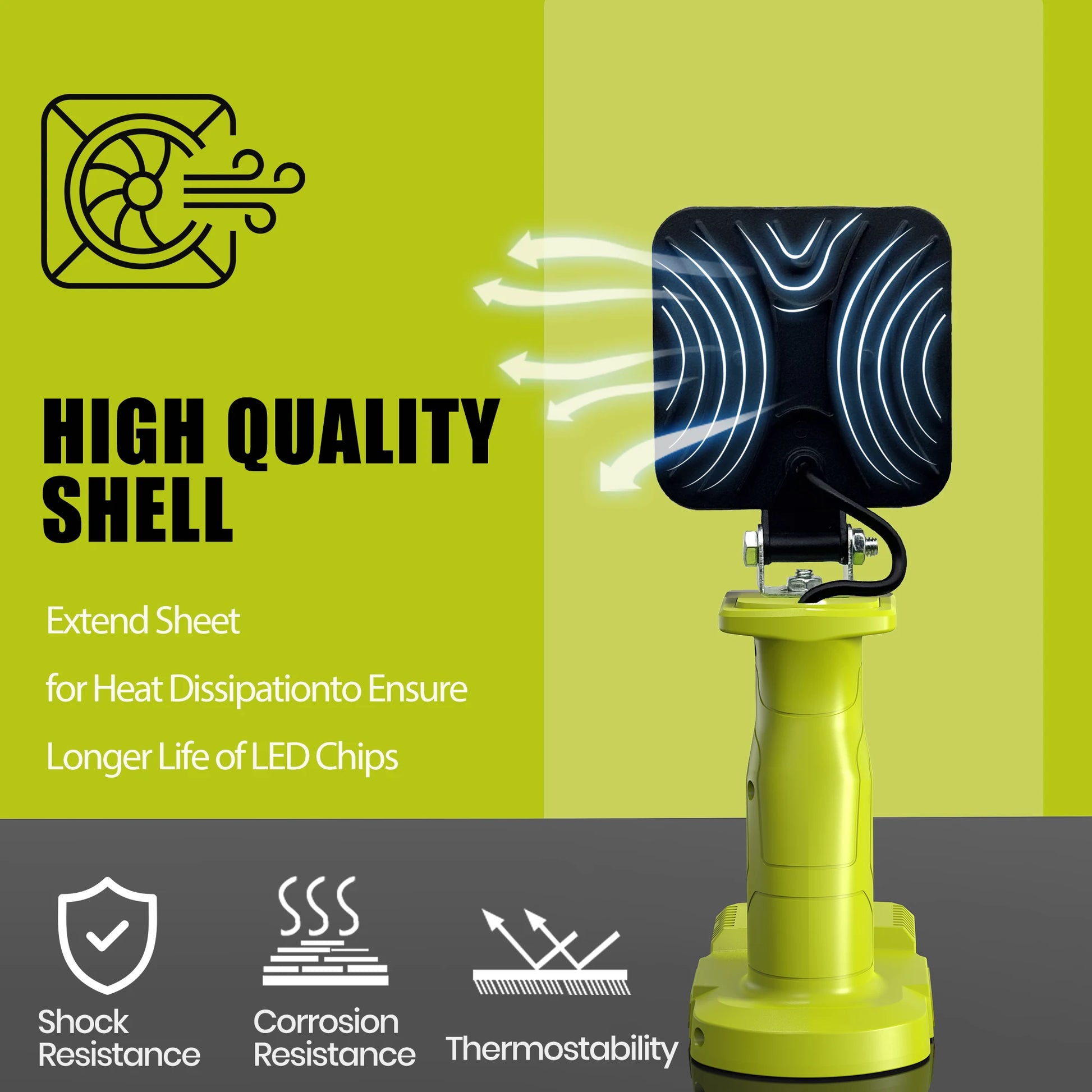 Power Tool Parts For Makita For DeWalt For Bosch For Milwaukee For Ryobi lithium Battery Flashlight Working Light Camping Lamp - Shoppiline