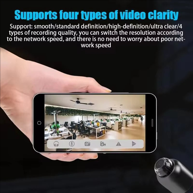 1080P HD Mini Camera WiFi Wireless HD Night Vision Camera Home X5 Remote Camera Kids Pet Safety Monitoring