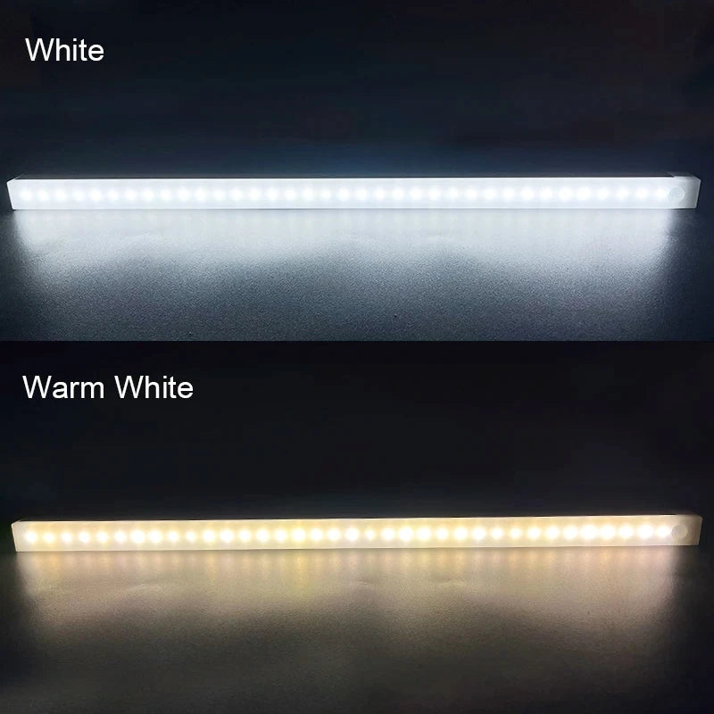 Motion Sensor Lamp Night Light Wireless LED USB Type C Rechargeable Lamp for Kitchen Cabinet Bedroom Wardrobe Staircase Lighting