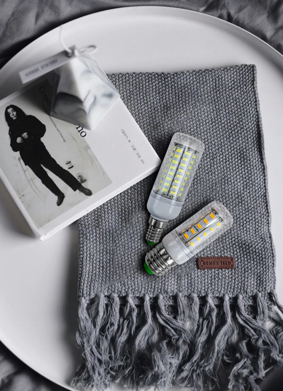 E27 E14 LED Lamp SMD 5730 220V Corn Light Bulb 24 36 56 72 LEDs Energy Saving Lamp Ampoule LED Chandelier Lighting for Home