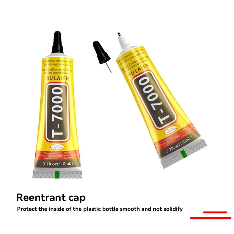 B7000/T7000 Glue Clear Phone Screen Repair Adhesive DIY 15/50/110ML Universal Glass Plastic Manual  Precision Applicator Glue