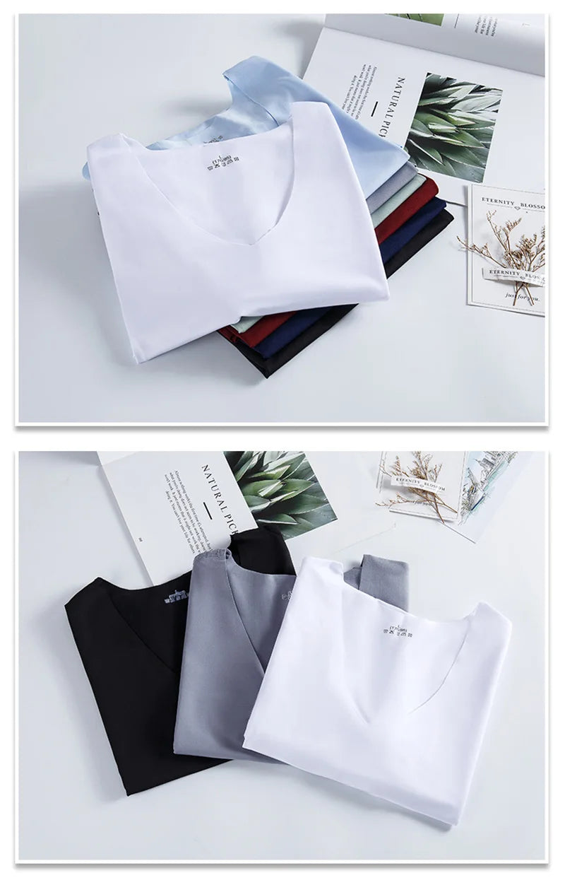 Gilet d'été en soie glacée non marquant pour hommes, débardeur moulant de sport et de fitness, sans manches, respirant, vêtement d'intérieur