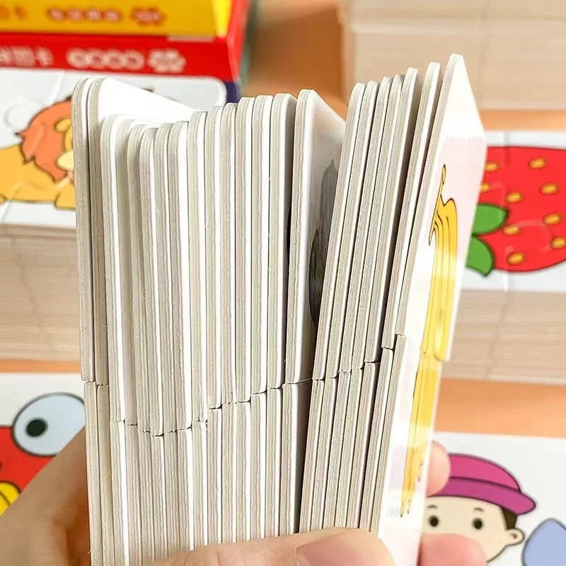 32 Piece Set Matching Card Puzzle Early Education Cartoon Card Toy Gifts For Boys and Girls