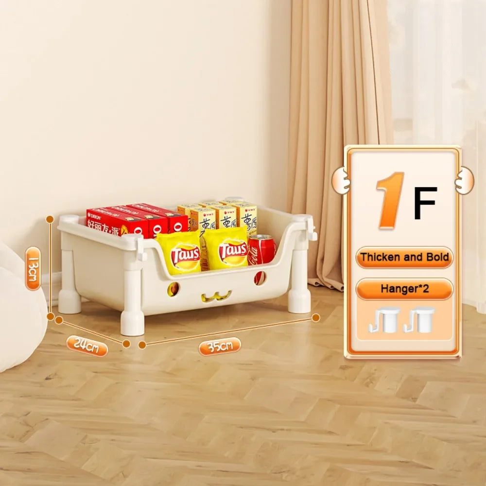Toy Storage Trolley Bookshelf Snack Rack For Children Storage Organizer Bathroom Accessories Closet Organizer Kitchen Storage - Shoppiline