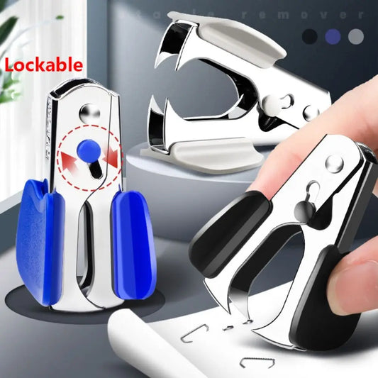 Portable Staple Remover Binding Supplies With Safe Lock Stapler Removal Machine Labor Saving Nail Out Extractor Puller Gift