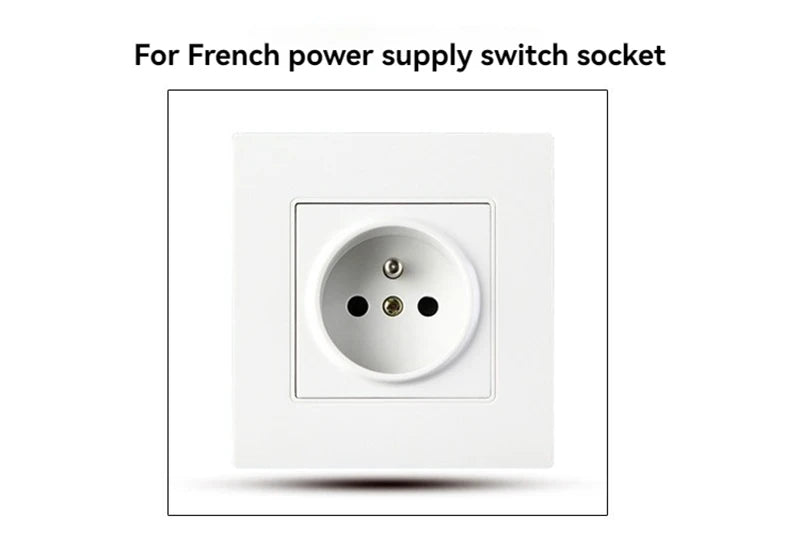 Baby Anti Electric Shock Safety Power Supply Protection Cover Child Power Supply Safety Cover French Socket Protection Cover