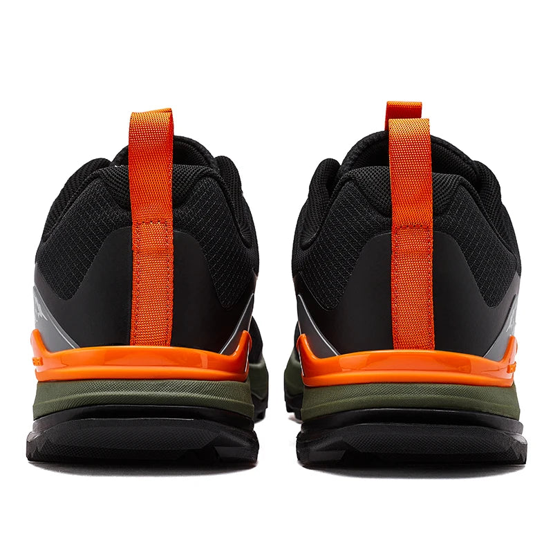 HOBIBEAR Unisex Hiking Sneakers Lace-Up Walking Shoes Outdoor Travel Artificial Leather Sneakers - Shoppiline