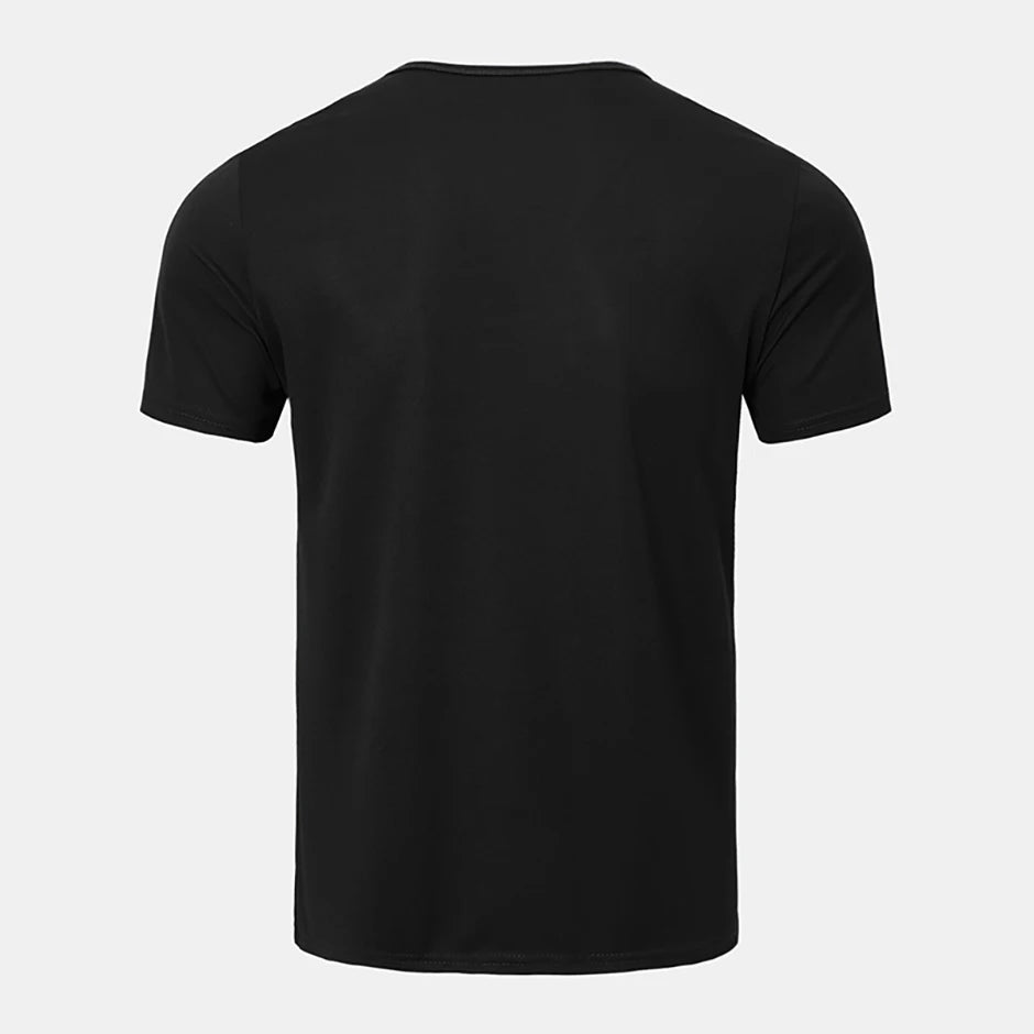 1/4 Pcs Men's Summer Fashion Printing Quick-drying Short-sleeved Youth Leisure Sports Fitness Breathable Top Middle-aged Loose T
