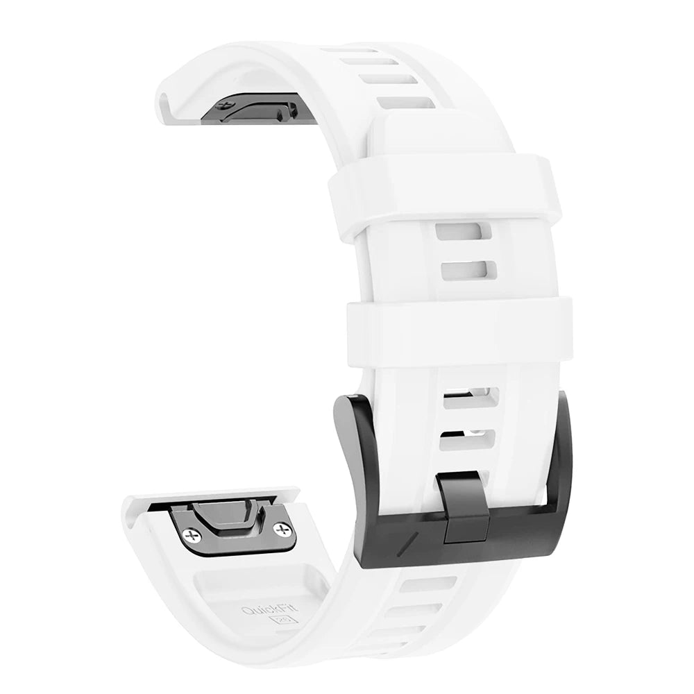 Bracelet QuickFit 22mm 26mm pour Garmin Epix Gen 2, en silicone pour Garmin Fenix 7 7X 5Plus 6XPro Enduro 2