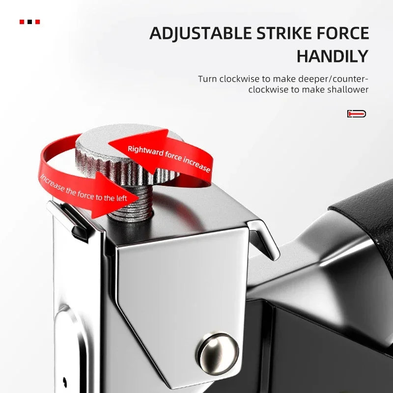 Manual Nailing Gun Light duty Home Use Code Nailing Gun Air Nail Woodworking Special Direct Staple Book Carpentry Tools U/T/N - Shoppiline