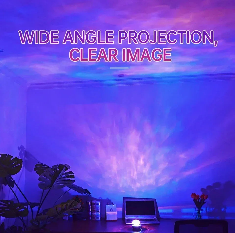 Galaxy Projector RGB Star Projector USB Powered Remote Control Night Light Lamp for Birthday Gifts Holiday Party Room Decoration