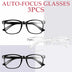 1/2/3/4/5PCS VOPHA Auto-Focus Reading Glasses Lightweight PC Frame, Unisex Design | Ideal for Computer Use & Perfect Gift Choice