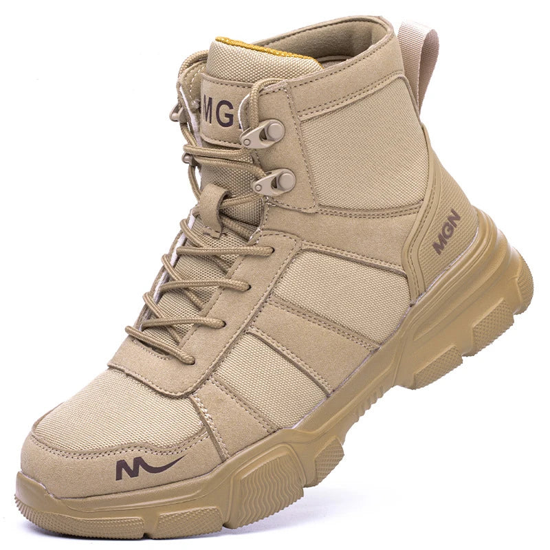 Work Boots Indestructible Safety Shoes Men Steel Toe Shoes Puncture-Proof Sneakers Women Non Slip Work Shoes Male Tactical Boots - Shoppiline
