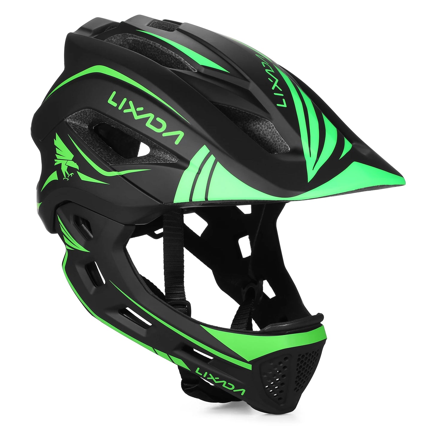 Lixada Kids Full Face Helmet Detachable Children Sports Safety Bike Helmet Protective Gear for Cycling Skateboarding Roller Skat - Shoppiline
