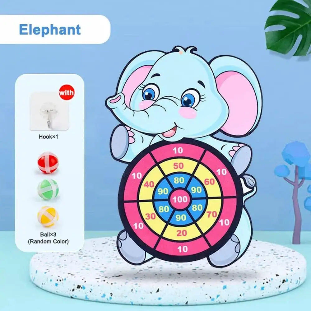 Sticky Ball Dart Board Target Sports Game Toys for Children 3 to 8 Years Old Outdoor Toy Kids Educational Board Games
