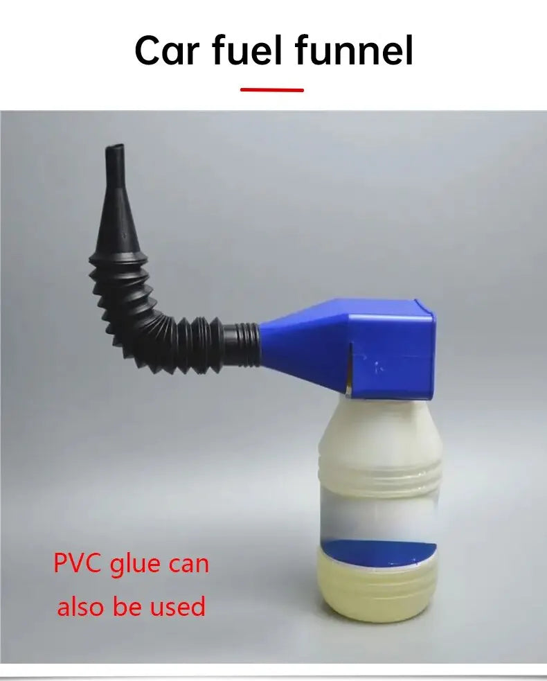 Plastic Car Motorcycle Refueling Gasoline Engine Oil Funnel Filter Conveying Tool Oil Change Funnel Accessories