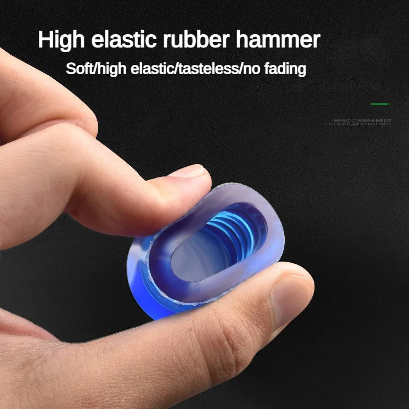 Detachable Insulated Double-Headed Installation Hammer 25mm-45mm Rubber Handle Soft Grip Hammer for Installation Work - Shoppiline