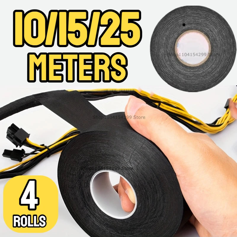9/15/25/32/50MM Tape Car Engine Compartment Car with High Temperature Resistance Insulation Flame Retardant Electrical Tape