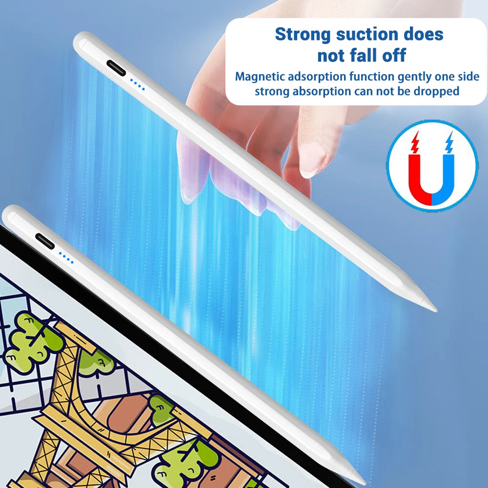 Für iPad Pencil 2 1 mit Handballenabweisung, Leistungsanzeige, iPad Zubehör, iPad 2022 2021 2020 2019 2018 Pro 11 12.9 Air Mini Stylus Pen