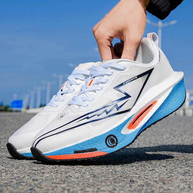 Herren Modische Lässige Bequeme Sportschuhe - Atmungsaktives Obermaterial aus Stoff, rutschfeste, verschleißfeste, stoßdämpfende Sohle, runde Zehenpartie, zum Schnüren, lässige Laufschuhe, geeignet für alle Jahreszeiten