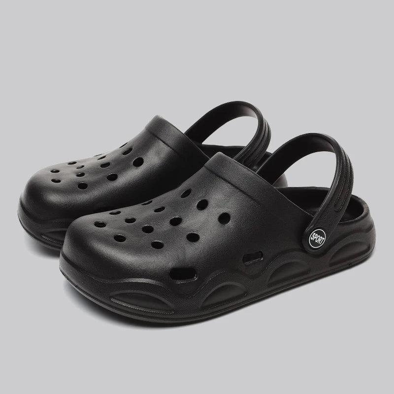 Summer Comfortable Clogs Slippers for Women Lightweight Anti Slip Beach Sandals Woman Fashion White EVA Waterproof Garden Shoes