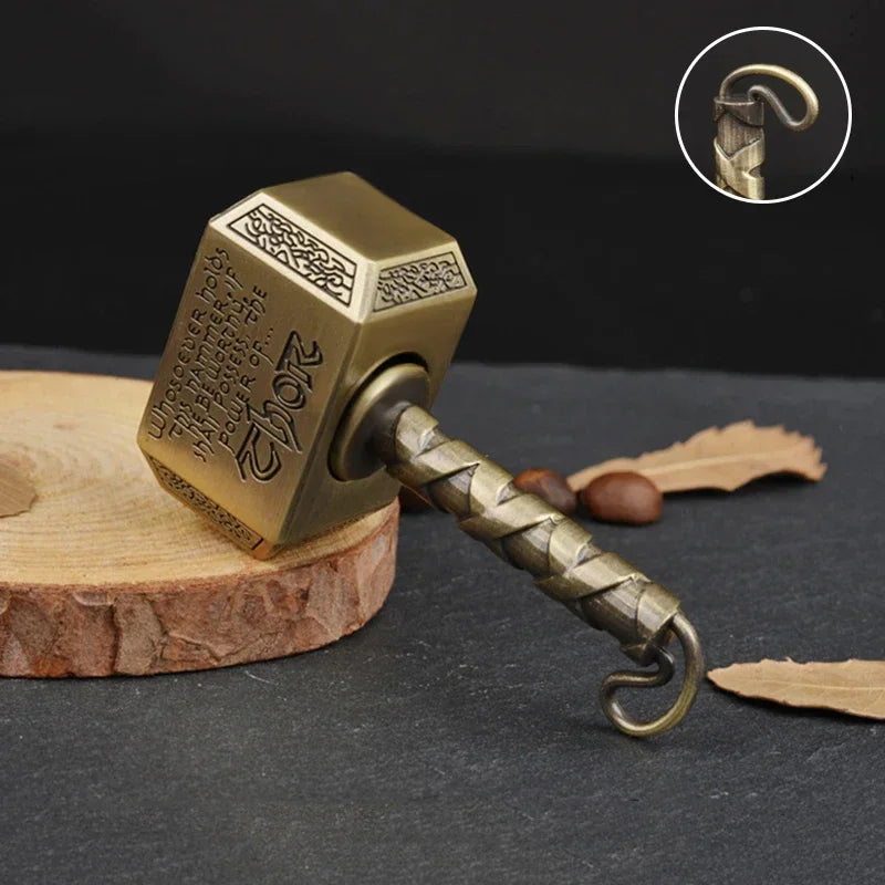 Kreisel-Fidget-Spinner aus Metalllegierung für Erwachsene, Anti-Stress-Spielzeug, Fingergyroskop, Anti-Angst-Metallhammer-Spielzeug