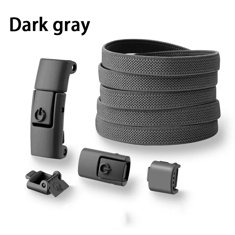 Press Lock Shoelaces without ties Elastic Laces Sneakers Tennis No Tie Shoe laces Shoes Accessories 1Pair/2Pair