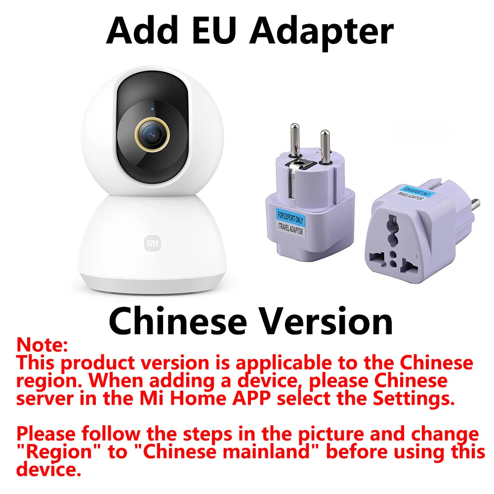 Original Xiaomi Smart Camera 2K 1296P HD 360° Angle Indoor Baby Security Monitor WIFI Night Webcam Video IP Camera Mi Smart Home - Shoppiline